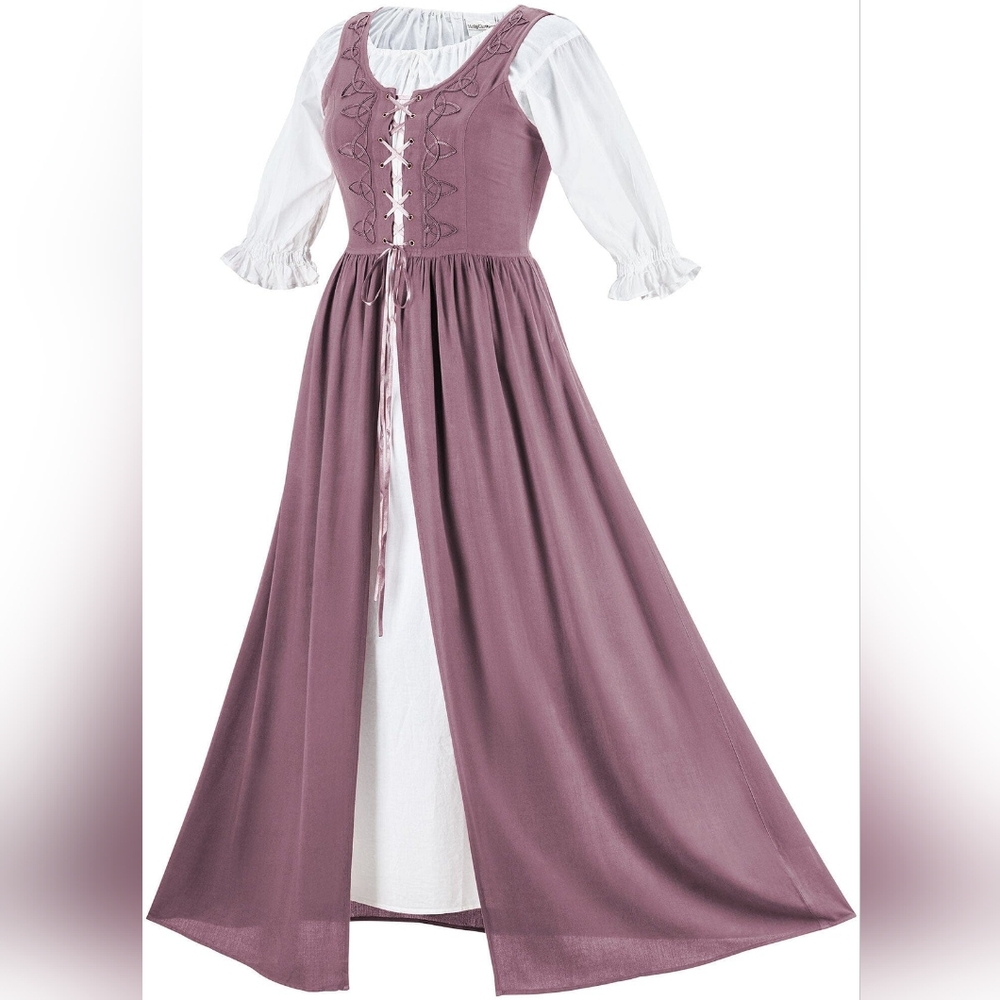 Brigid Maxi Overdress - Petite / S / Dusty Rose